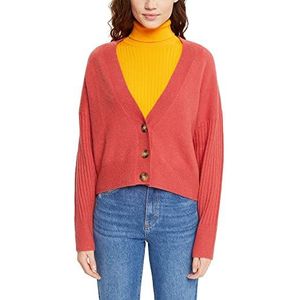edc by ESPRIT Dames 092CC1I303 gebreide jas, 645/CORAL, XXL