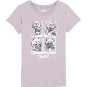 Les Schtroumpfs GISMURFTS014 T-shirt, roze, 6 jaar, Roze, 6 Jaren