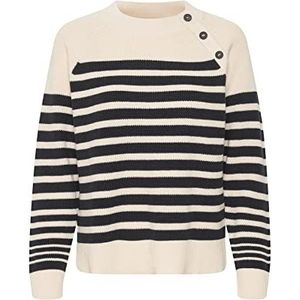 Part Two RocketPW PU-pullover, Dark Navy Stripe, X-Small Women