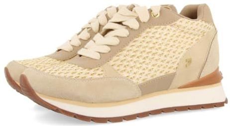 GIOSEPPO Hekal Sneakers voor dames, goudkleurig, 35 EU