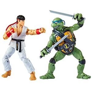 Ban Dai P81252 Multipack Ninja schildpadden en Street Fighter - Leo vs Ryu meerkleurig ,50 hojas