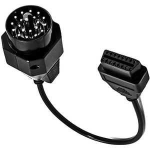 GOLITON OBD OBD2 16 Pin Stekker Diagnose Adapter Compatibel met BMW 20 Pin