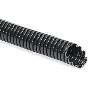 HELLERMANN Isolvin gegolfde buis IWS 17 zwart PA6 50M 169-22170