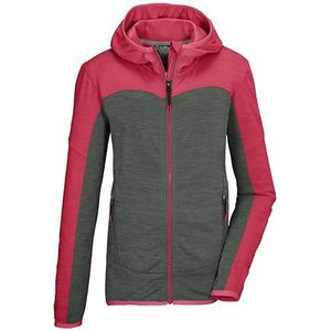killtec meisjes Powerstretch jack met capuchon KOS 167 GRLS FLX JCKT, koralle, 128, 42980-000