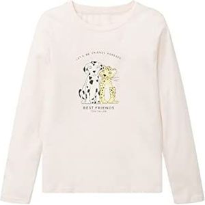 TOM TAILOR Meisjes Kindershirt met lange mouwen en print 1032945, 29357 - Cotton Candy Pink, 92-98
