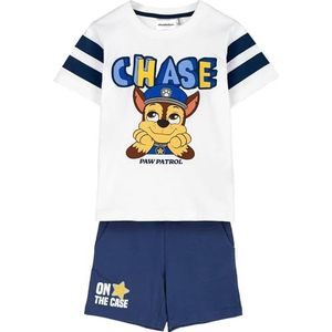 CERDÁ LIFE'S LITTLE MOMENTS Comfortabel en grappig, pyjama Paw Patrol, ideaal om uit te rusten en te spelen, 2 stuks, uniseks, kinderen, Wit, 5 Jaar