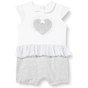 Chicco Romper met korte mouwen voor meisjes, set van pyjama, grijs, 9 maanden