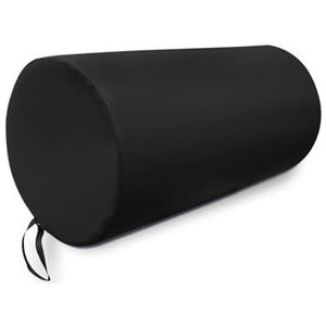 Wellcore Cilindermassagekussen 60x30cm Zwart
