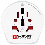 Skross SKR1500216E Reisadapter Combo - Wereld-naar-israël Geaard