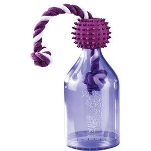 PetSafe Busy Buddy Tug-A-Jug M/L en interactieve maaltijddosering hondenspeelgoed, paars, M/L voor alle rassen maten