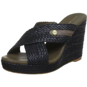 Tommy Hilfiger dames emery 14 sandalen, Zwart 990, 38 EU