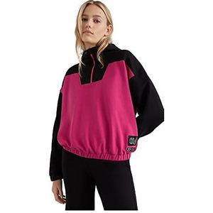 O'NEILL Progressieve HZ Hoodie Fuchsia Red Colour Block, Regular (2 stuks) voor dames, Fuchsia Red Colour Block