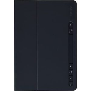 Samsung Galaxy Tab S8 en Tab S7 Book Cover Toetsenbord Slank, Tablet Screen Protector, Lichtgewicht, Mobiel Werkstation, Amerikaanse versie, Mystic Black