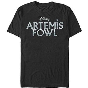 Disney Classics Artemis Fowl - Metallic Logo Unisex Crew neck T-Shirt Black 2XL