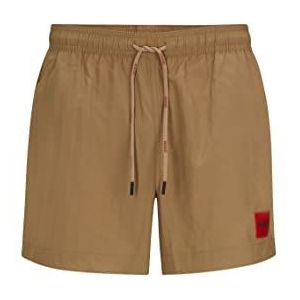 HUGO Swim Short, Open Brown, S