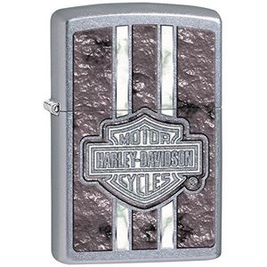 Zippo Harley Davidson Street Chrome-Spring 2017 aansteker, zilver, 5,8 x 3,8 x 2 cm