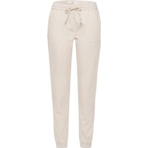 BRAX Dames Style Morris S Jogg Cotton Broek, Light ivoor, 27W / 32L