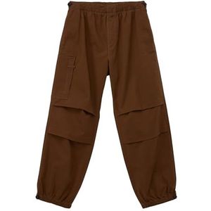 Cargobroek - Beige - Katoen - Elastische Tailleband