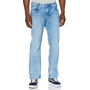 Pepe Jeans Kingston Zip, herenjeans, Bleu (Medium Used Wiser Wash Bleu Wy7), 28W / 32L