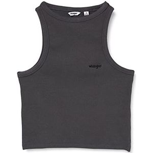 Wrangler Cropped Tank T-shirt, grijs, medium vrouwen, Grijs, M