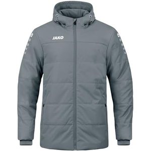 JAKO - Teamcoachjack Met Capuchon, Uniseks-Volwassene, Steengrijs, 4XL