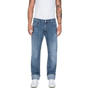 Replay Heren Rocco Jeans, 009 Medium Blue, 3332, 009, medium blue, 33W x 32L