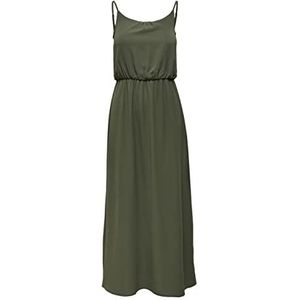 ONLY Onlnova Life Strap Maxi Dress Solid Ptm maxi-jurk voor dames, Kalamata, 34