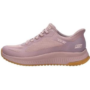 Skechers Dames BOBS Squad 4 Staple Look Sneaker, Paars, 4.5 UK, Paars, 37.5 EU