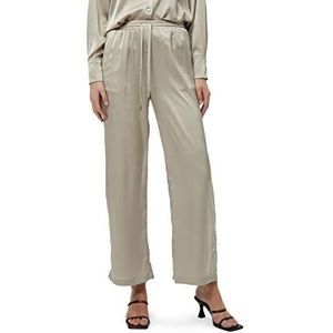 Peppercorn Mary Mid getailleerde broek met wijde pijpen | Beige broek Dames | Lentebroek voor dames UK | Maat 6