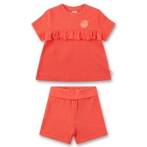 Sanetta Baby-meisjes peuterpyjama's, oranje, 80