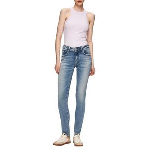 LTB Jeans Dames Fallon 201 - Slim Mid Rise Basic-5-Pocket Medium Wash Blauw van katoenmix - maat W25L30, blauw, 25W / 30L