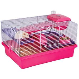 Rosewood Pico Hamster Cage, Roze, roze/paars