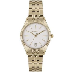 Breil - Stand-out horloge van staal voor dames, Goud, taille unique, Armband