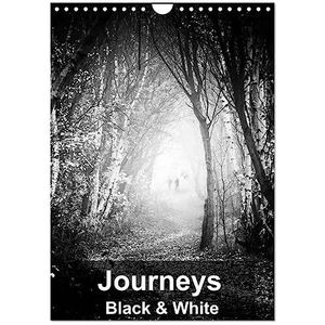 Journeys - Black & White (Wall Calendar 2024 DIN A4 portrait), CALVENDO 12 Month Wall Calendar: Timeless and emotive landscapes from the British Isles