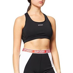 Superdry Dames Train Mid Impact Lock Up Sports Bra
