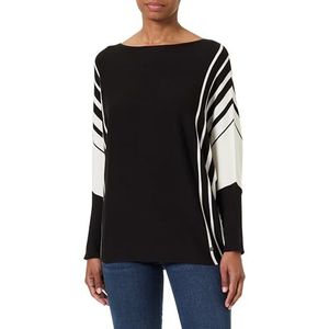 KEY LARGO Dames trui WKN Edge Round, zwart (1100), S