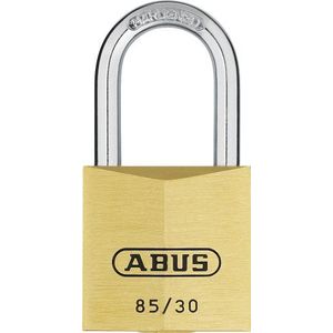 ABUS 02505 24mm Lange Shackle Service Messing Hangslot met 402 Alike Keyed