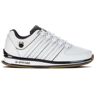 K-Swiss Rinzler Sp Sb Low-Top Sneakers voor heren, wit zwart gom, 42 EU