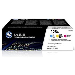 HP 128A 3-pack Cyan/Magenta/Yellow Original LaserJet Toner Cartridges tonercartridge 3 stuk(s) Origineel Cyaan, Magenta, Geel