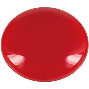 WESTCOTT zelfklevende magneten 10 per verpakking, 25 mm, rond, rood, E-10810 00