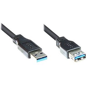 Good Connections verlengkabel USB EASY stekker A naar bus USB 3.0 3,00 m zwart