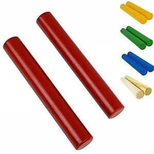 A-Star Red Wood Claves, 20cm - 2st/paar - Handheld Rhythm Sticks, houten percussie-instrument