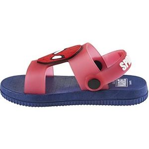 Spiderman Sandalen - Blauw en Rood - Maat 24/25-3D Karakter op de voorkant - Kindersandalen van PVC - Origineel product Ontworpen in Spanje