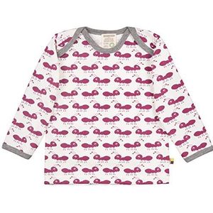 loud + proud Uniseks babyshirt met lange mouwen van biologisch katoen, GOTS-gecertificeerd sweatshirt, Violet (Orchid Or), 62/68 cm