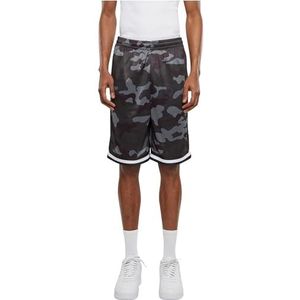 Urban Classics Heren Shorts Mesh AOP Shorts Darkcamo 4XL, camouflage (dark camo), 4XL