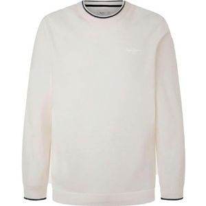 Pepe Jeans Heren Mike Sweater, Wit (Off White), S
