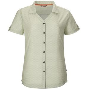 killtec Dames Functionele blouse KOS 36 WMN WVN SHRT, light mint, 36, 41274-000