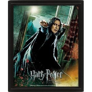Pyramid Harry Potter 3D-fotolijst voor Deathly Hallows Snape, zwart