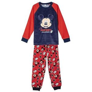 CERDÁ LIFE'S LITTLE MOMENTS Lange single-jersey, exclusief design, comfortabel en zacht, pyjama Mickey Mouse, uniseks, kinderen, Donkerblauw, 24 Maanden