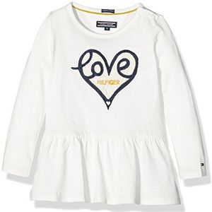 Tommy Hilfiger meisjes Hearts Mini Cn Knit L/S T-shirt